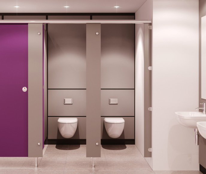HPL Toilet Cubicle Supplier In Uae